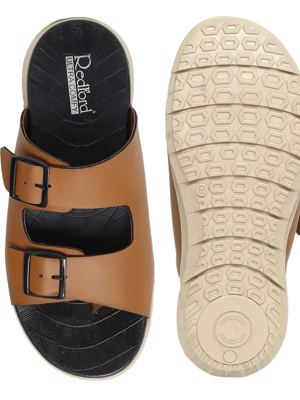 Redford Men Buckle Strap Flip-Flops