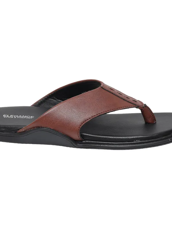 Elegance Men Thong-Strap Sandals