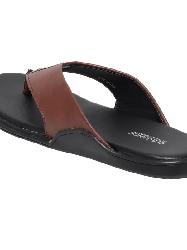 Elegance Men Thong-Strap Sandals