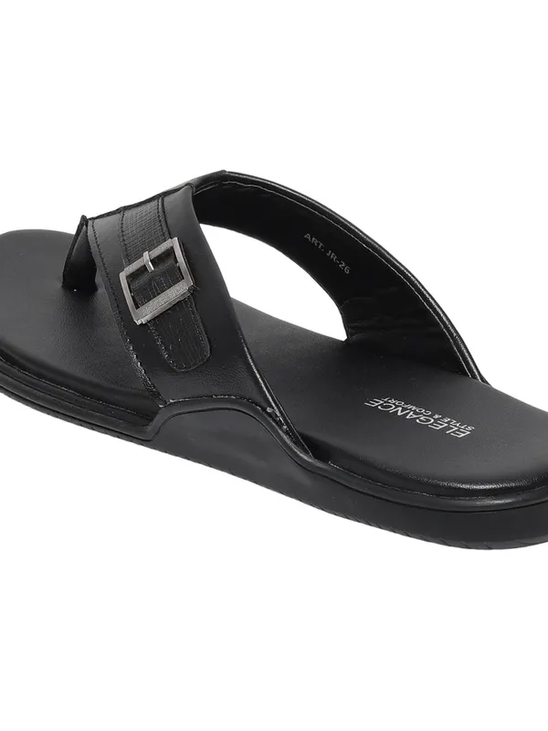 Elegance Men Thong-Strap Sandals