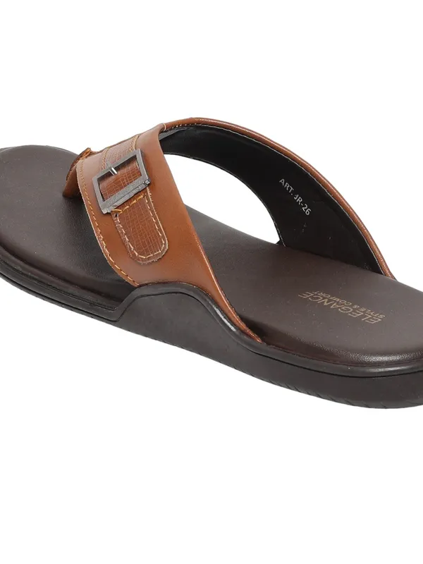 Elegance Men Thong-Strap Sandals