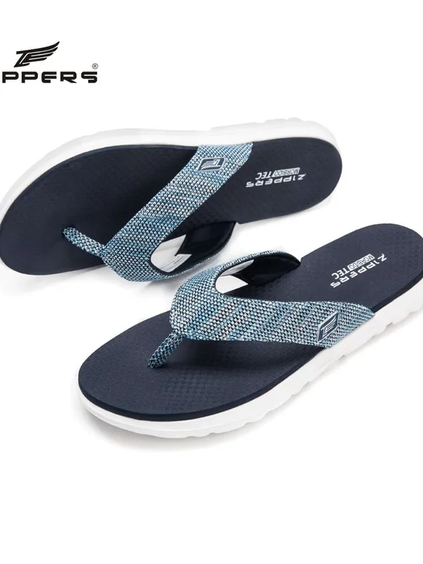 Zippers Women V-Strap Slippers