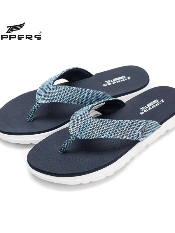 Zippers Women V-Strap Slippers