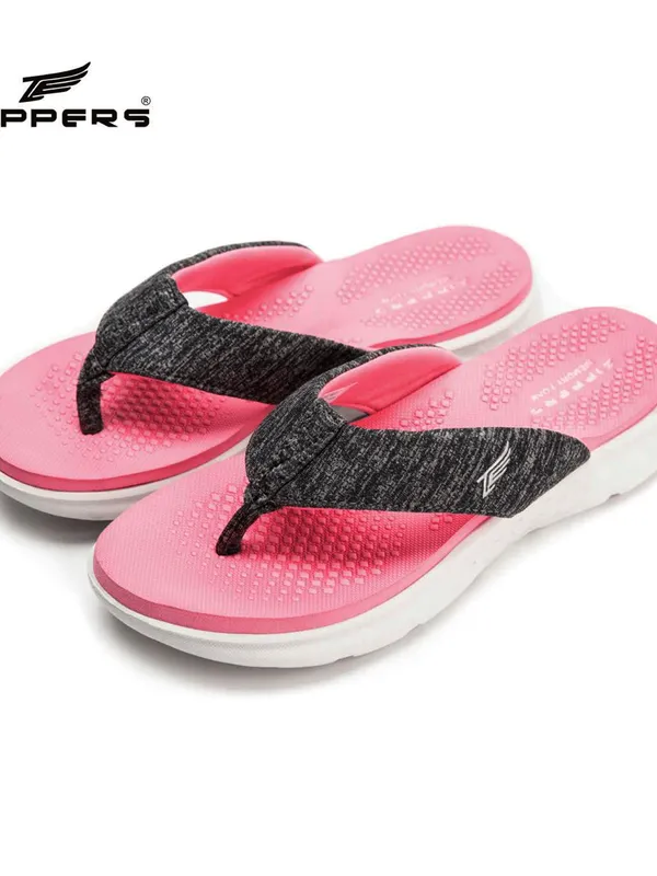 Zippers Women V-Strap Slippers