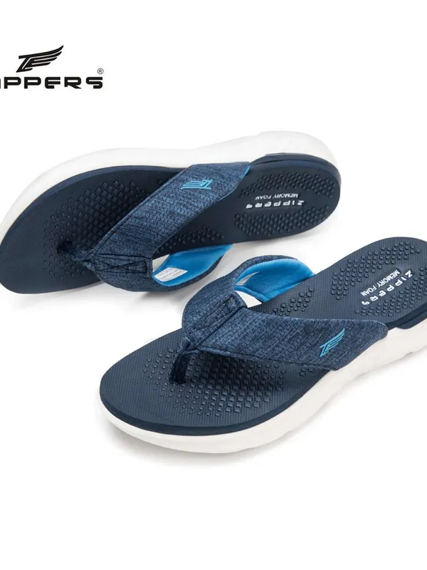 Zippers Women V-Strap Slippers