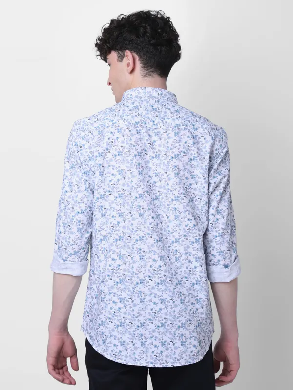 Buy Mozzo Men Slim Fit Printed Shirt 5SASHFR0000M221810244 Online