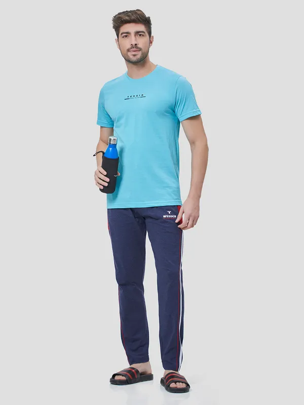 Tessio Men Regular Fit Solid T-Shirt