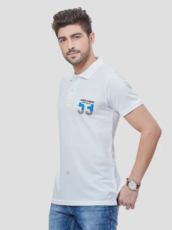 Tessio Men Regular Fit Solid T-Shirt