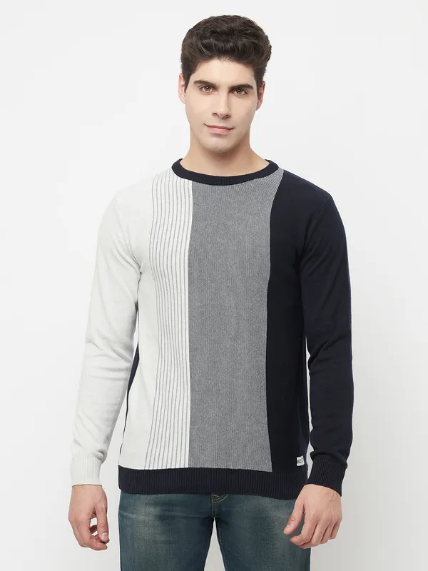 Men Navy Sweaters