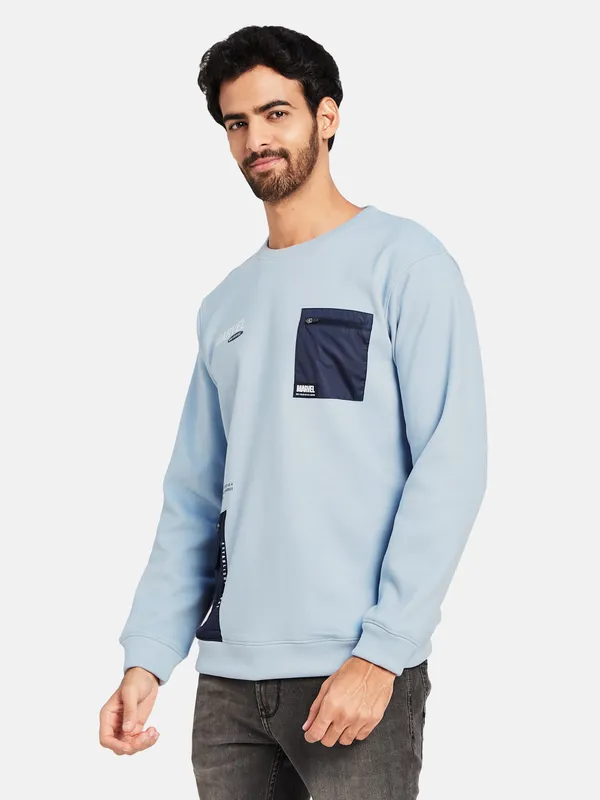 Octave Colourblocked Marvel Fleece Sweatshirt