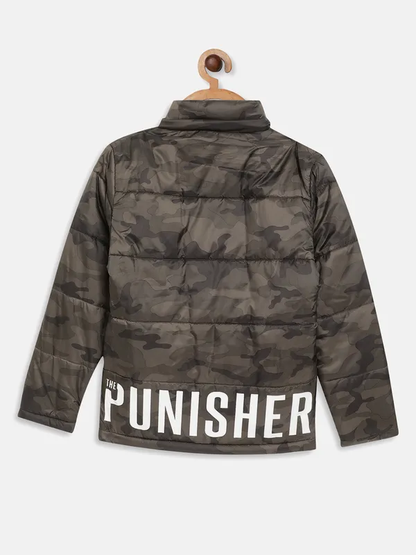 Boys Camouflage Padded Jacket