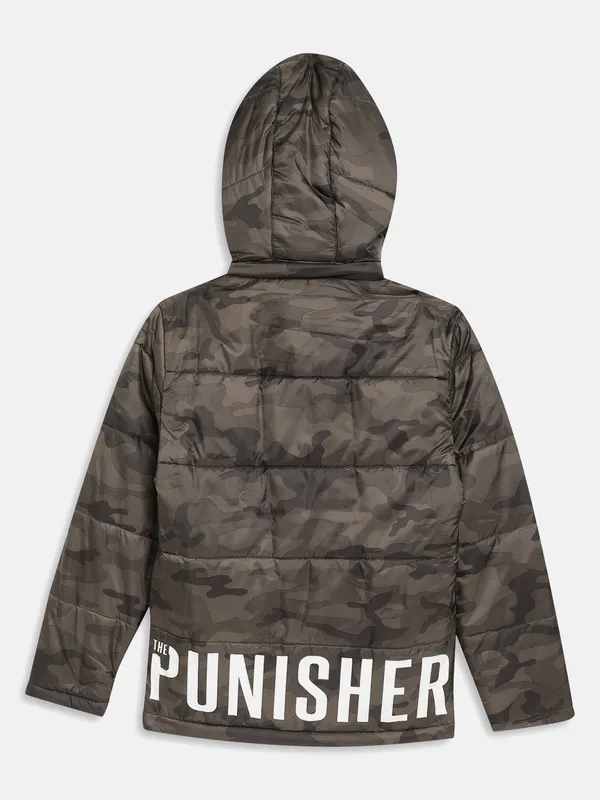 Boys Camouflage Padded Jacket