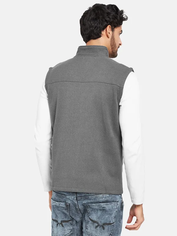 Octave Men Grey Sweatshirt