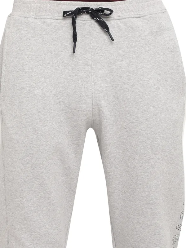 Octave Men Grey Solid Joggers