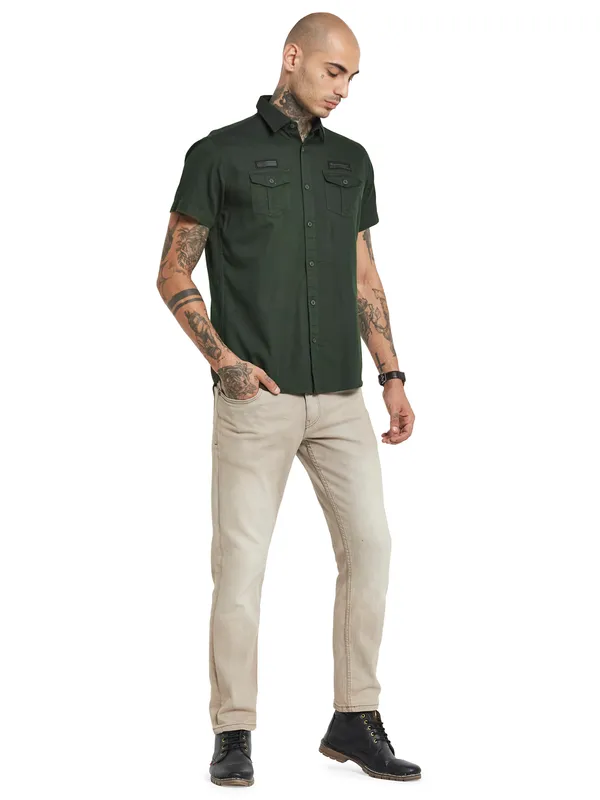 METTLE Opaque Casual Shirt