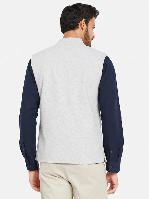 Cotton Linen Nehru Jacket