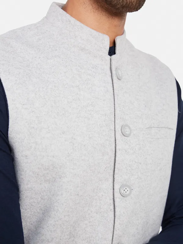 Cotton Linen Nehru Jacket