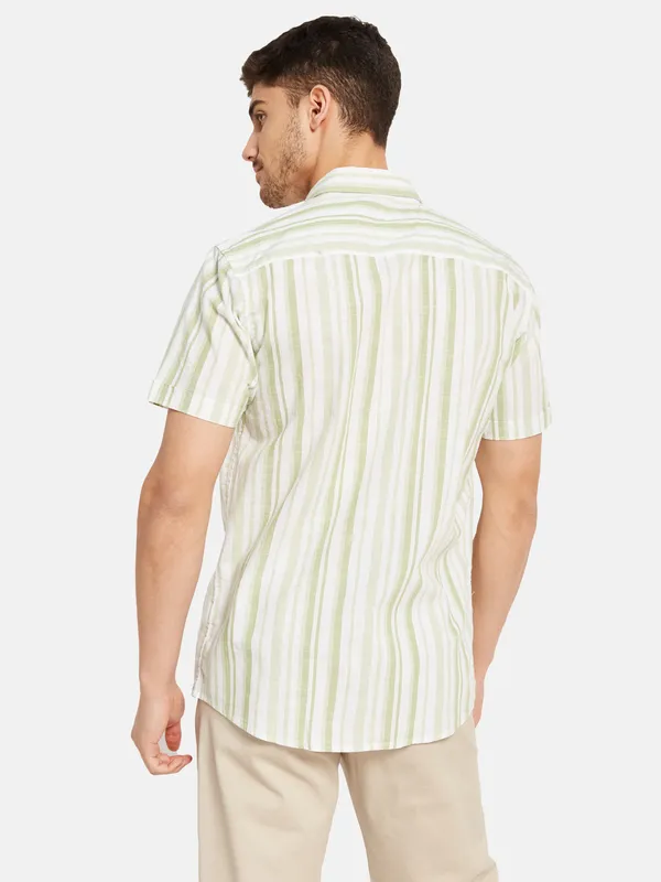 Vertical Stripes Printed Shirt