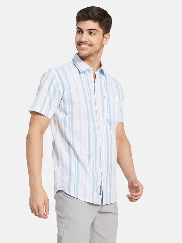Vertical Stripes Printed Shirt