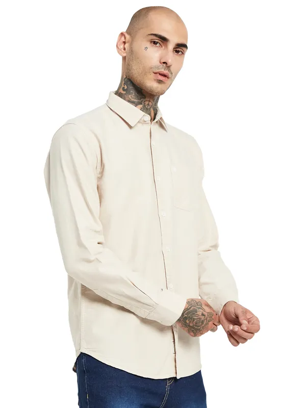 METTLE Men Cotton Casual Shirt