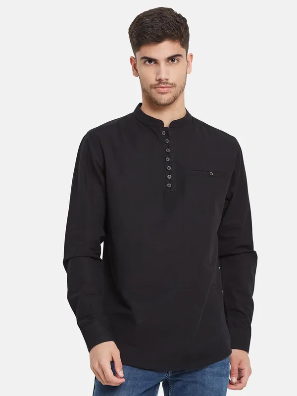 Mandarin Collar Basic Kurta