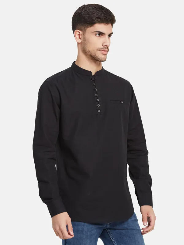 Mandarin Collar Basic Kurta