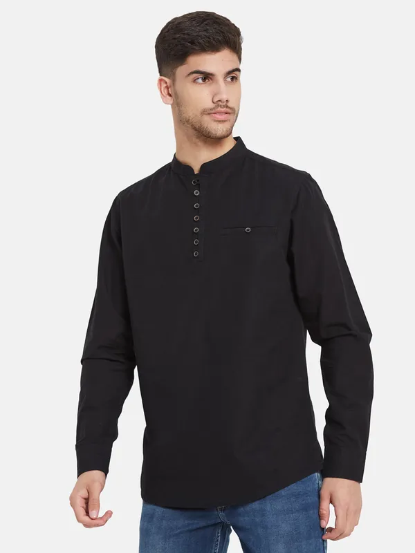 Mandarin Collar Basic Kurta