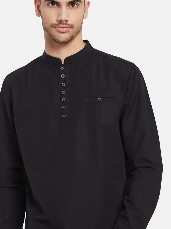 Mandarin Collar Basic Kurta