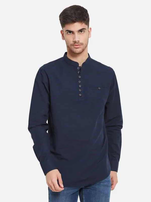 Mandarin Collar Basic Kurta