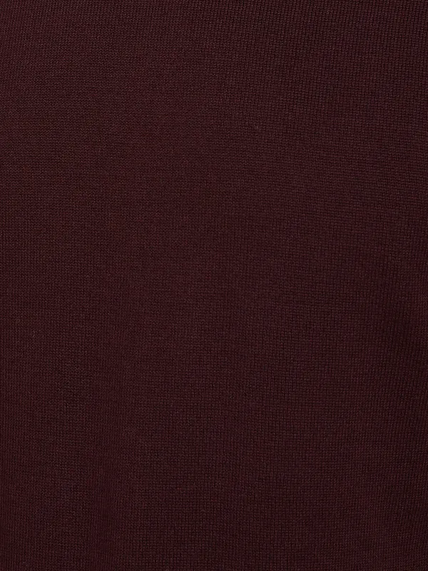 METTLE Men Maroon Pullover