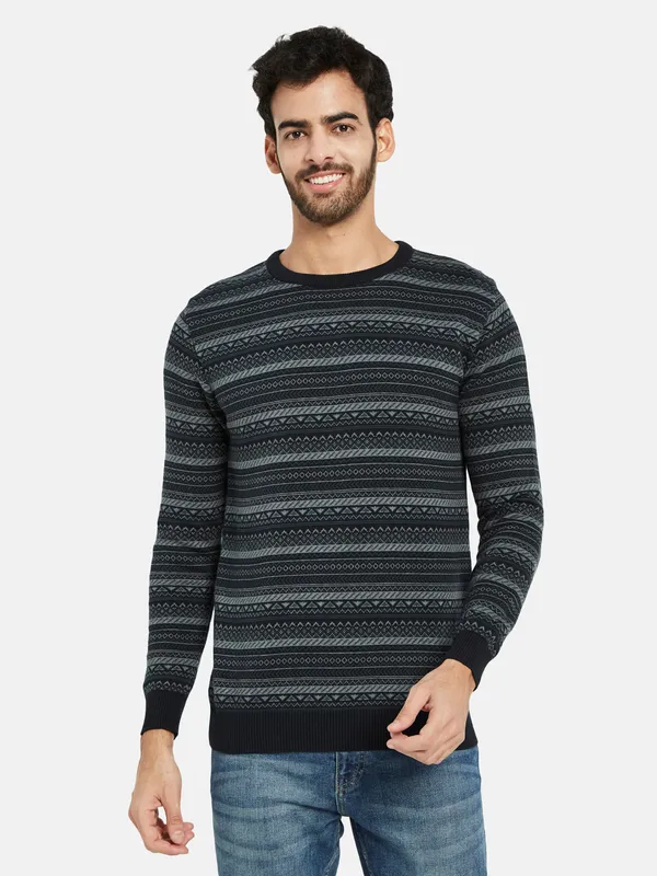 METTLE Striped Long Sleeves Pullover