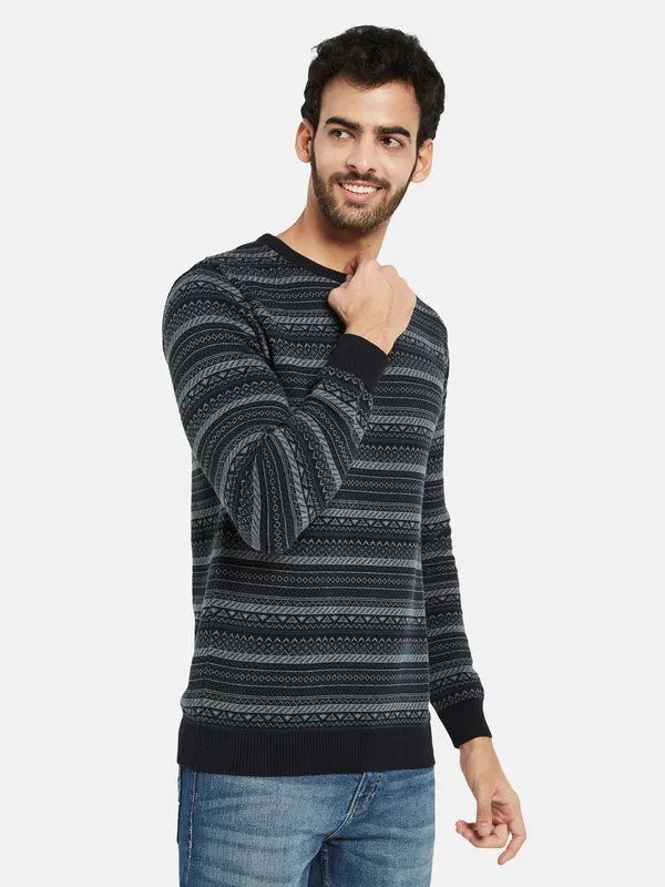 METTLE Striped Long Sleeves Pullover