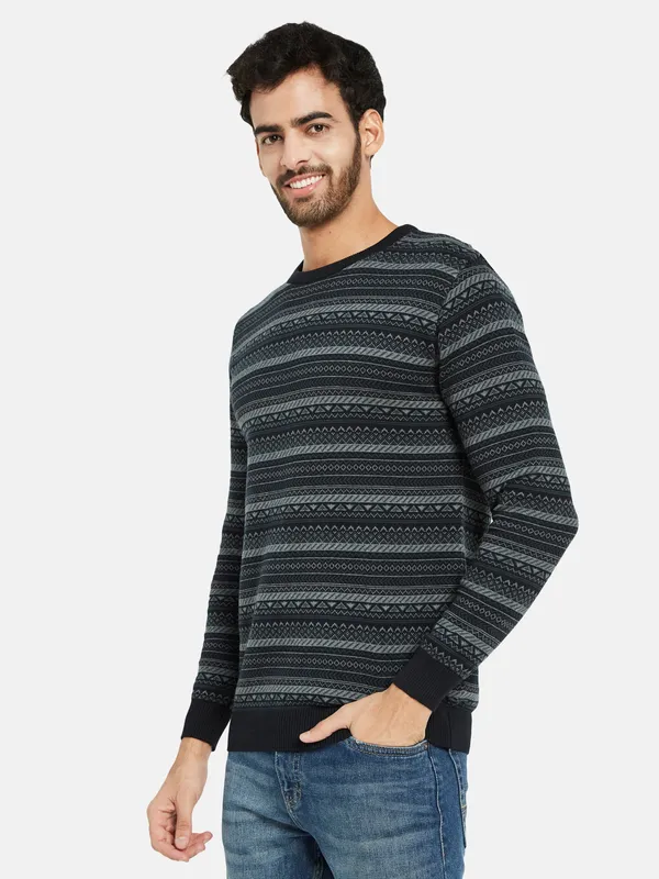 METTLE Striped Long Sleeves Pullover