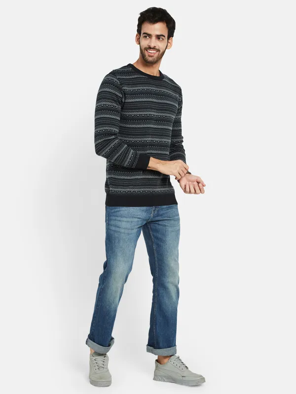 METTLE Striped Long Sleeves Pullover