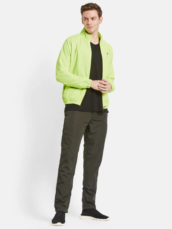 Men Green Sporty Jacket