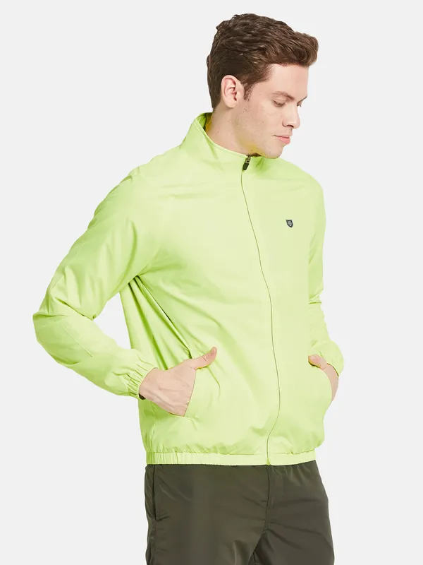 Men Green Sporty Jacket