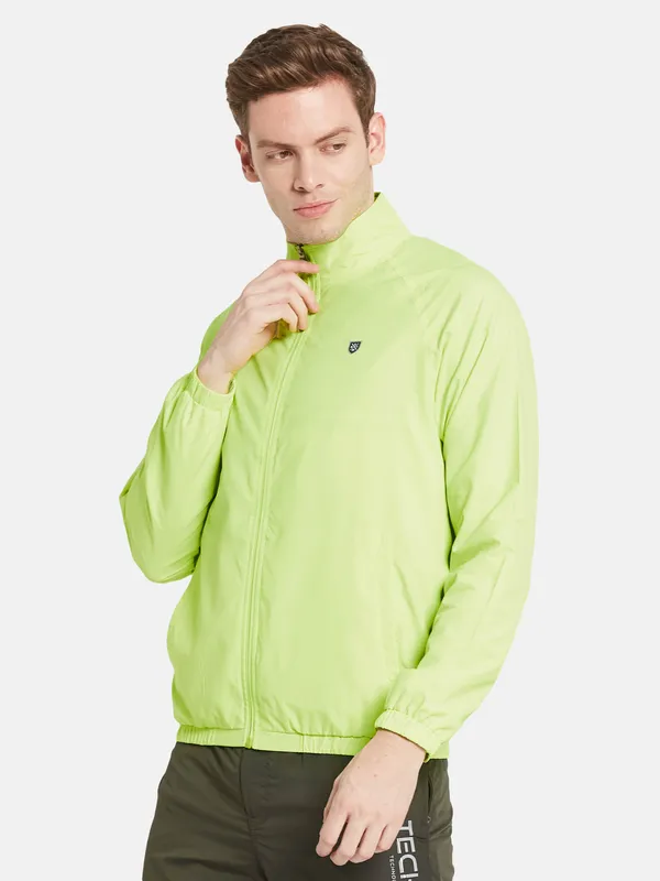 Men Green Sporty Jacket