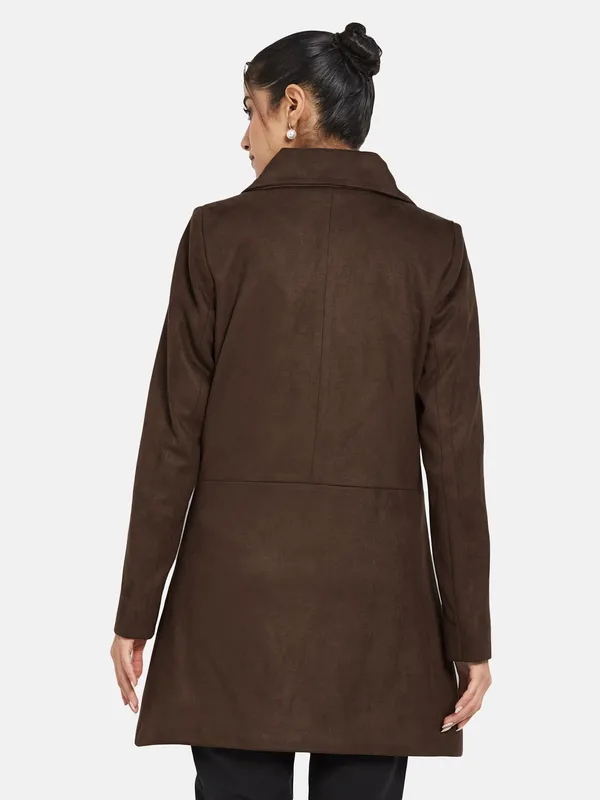 METTLE Women Single-Breasted Overcoat