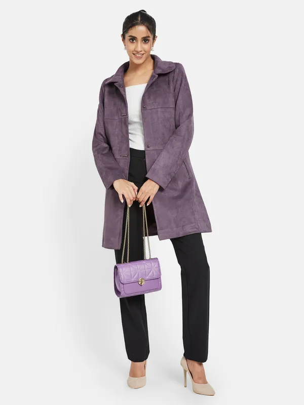 METTLE Women Single-Breasted Overcoat