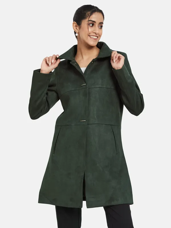 METTLE Women Single-Breasted Overcoat