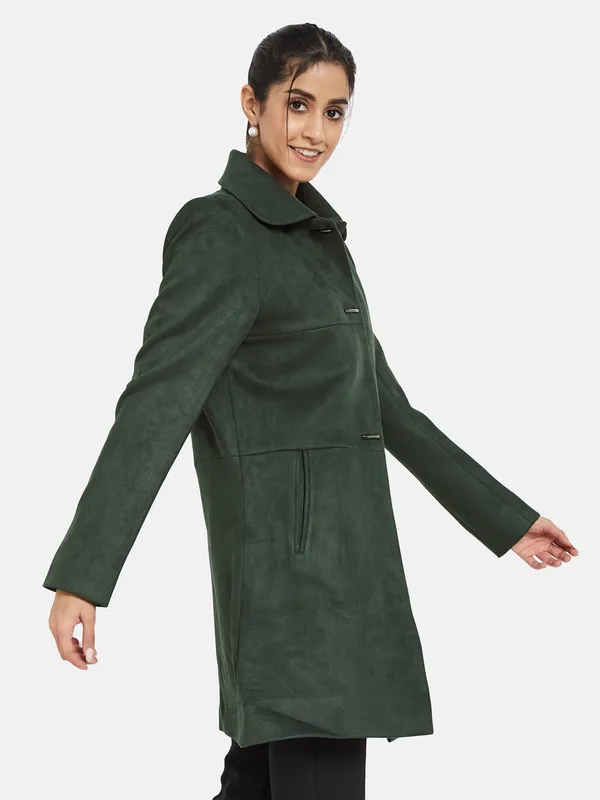 METTLE Women Single-Breasted Overcoat