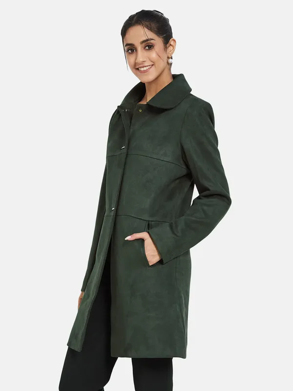 METTLE Women Single-Breasted Overcoat