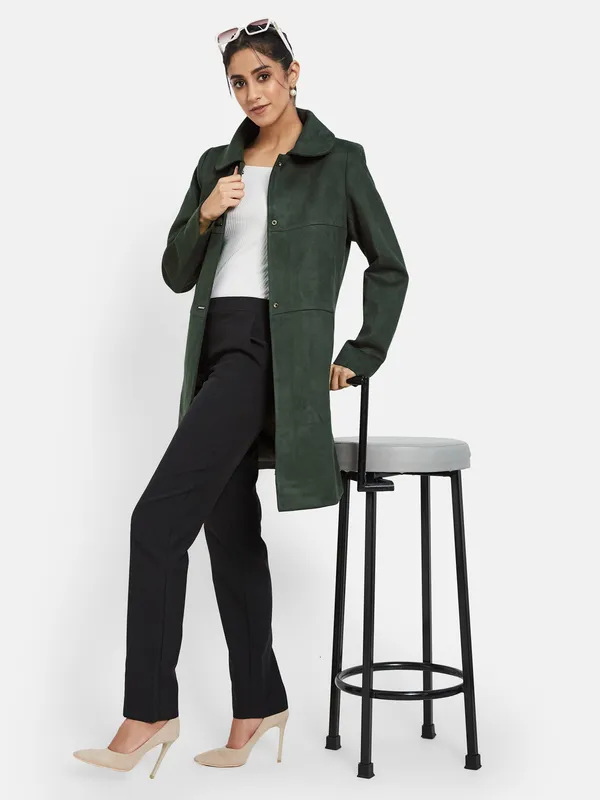 METTLE Women Single-Breasted Overcoat