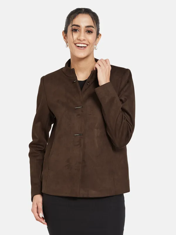 METTLE Women Single-Breasted Overcoat