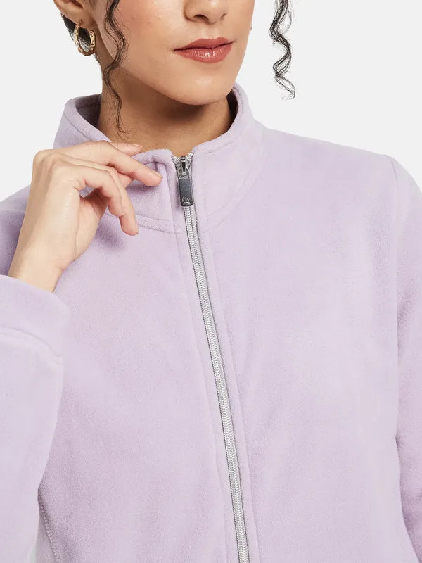 METTLE Women Purple Sweatshirt