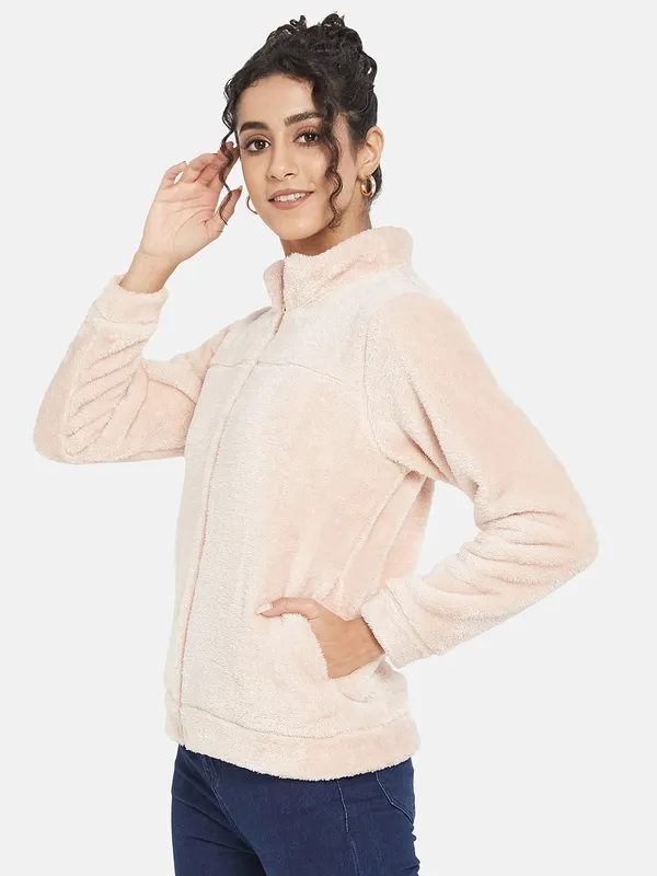 METTLE Women Pink Sweatshirt