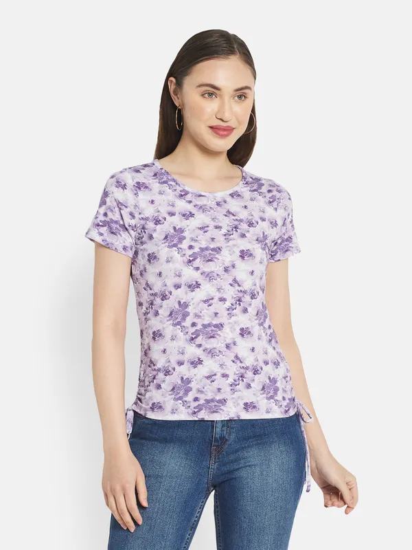 Women LAVENDER T-Shirt