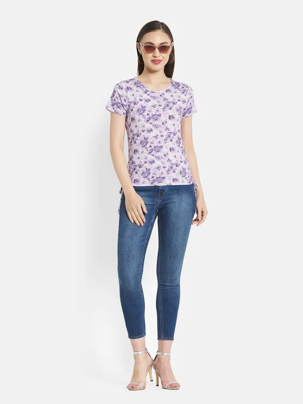 Women LAVENDER T-Shirt