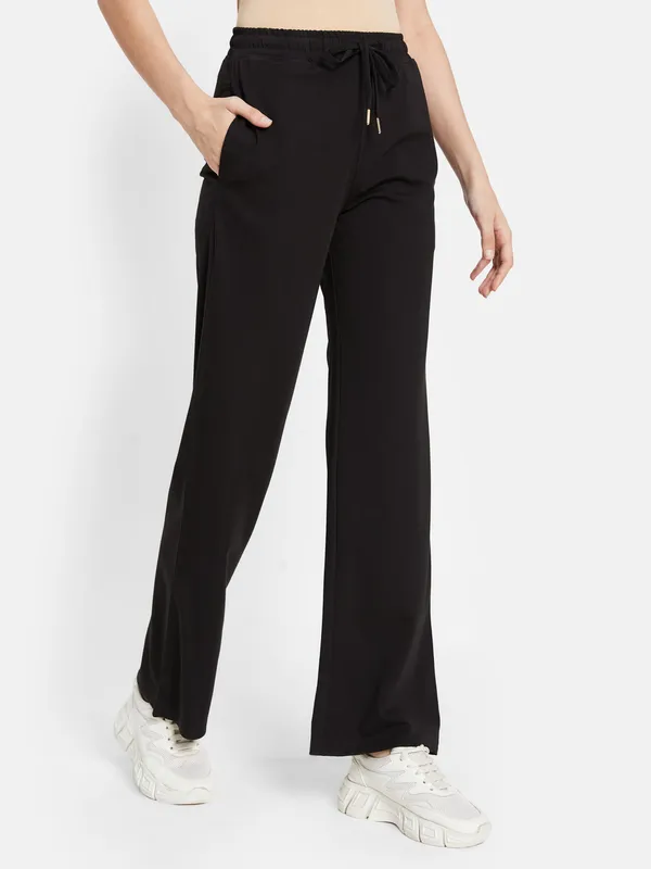 Boot Cut Trackpants with Drawstrings