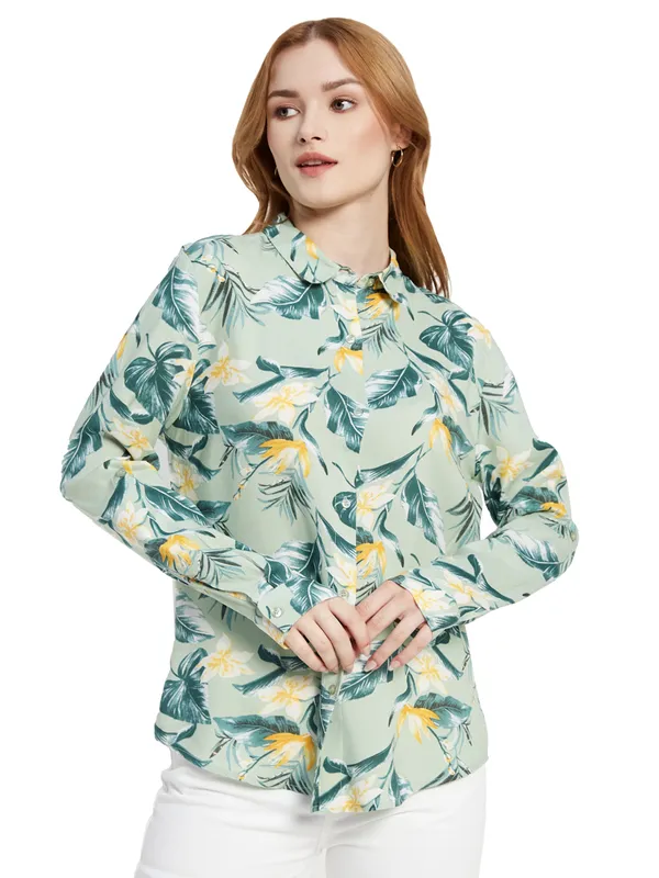 Floral Print Regular Fit Shirt